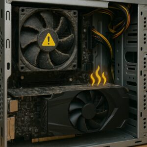 Computer keeps restarting due to overheating and dusty hardware 